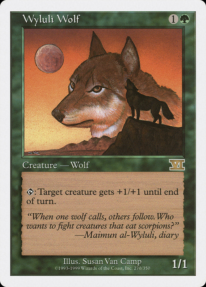 Wyluli Wolf [Classic Sixth Edition] | D20 Games