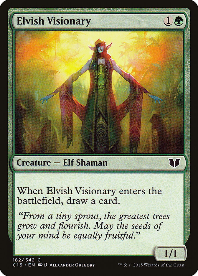 Elvish Visionary [Commander 2015] | D20 Games