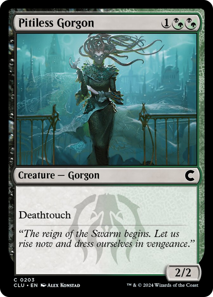 Pitiless Gorgon [Ravnica: Clue Edition] | D20 Games