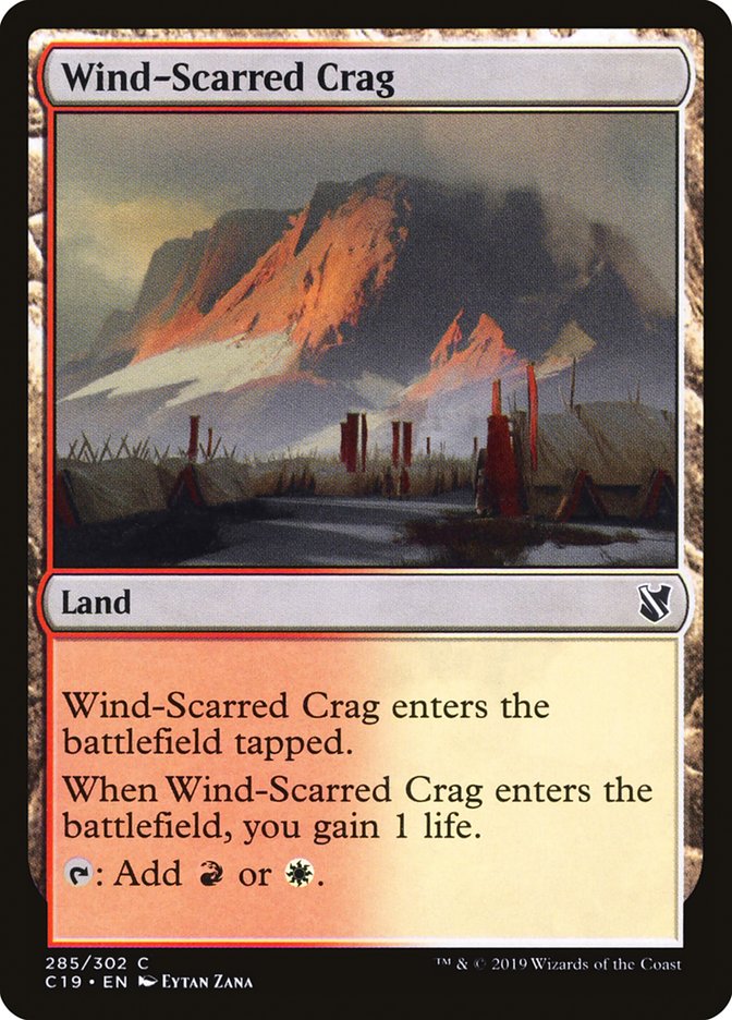 Wind-Scarred Crag [Commander 2019] | D20 Games