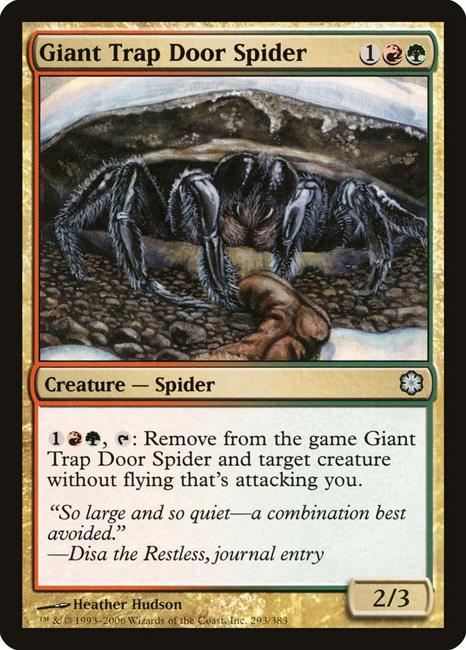 Giant Trap Door Spider [Coldsnap Theme Decks] | D20 Games
