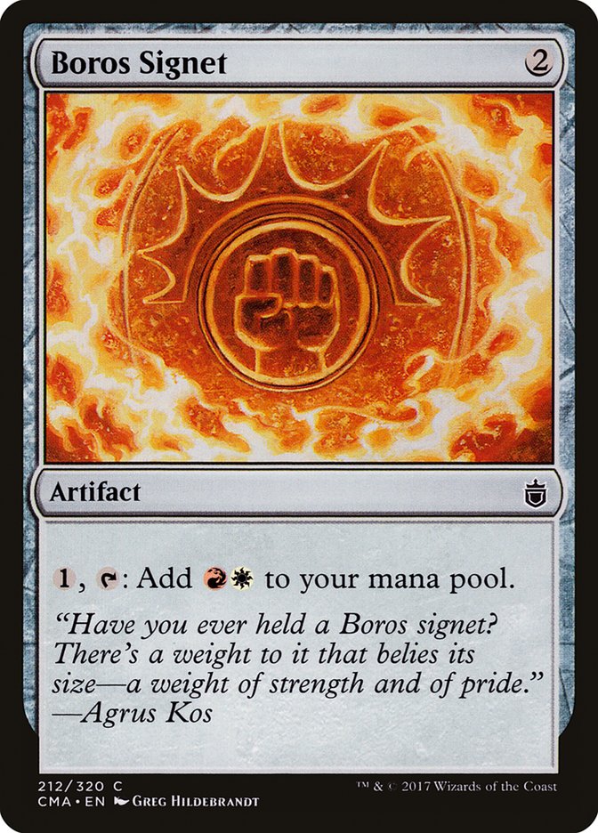 Boros Signet [Commander Anthology] | D20 Games