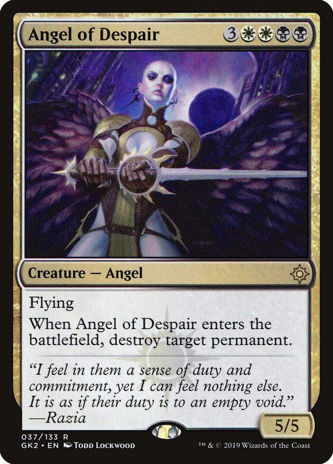 Angel of Despair [Ravnica Allegiance Guild Kit] | D20 Games