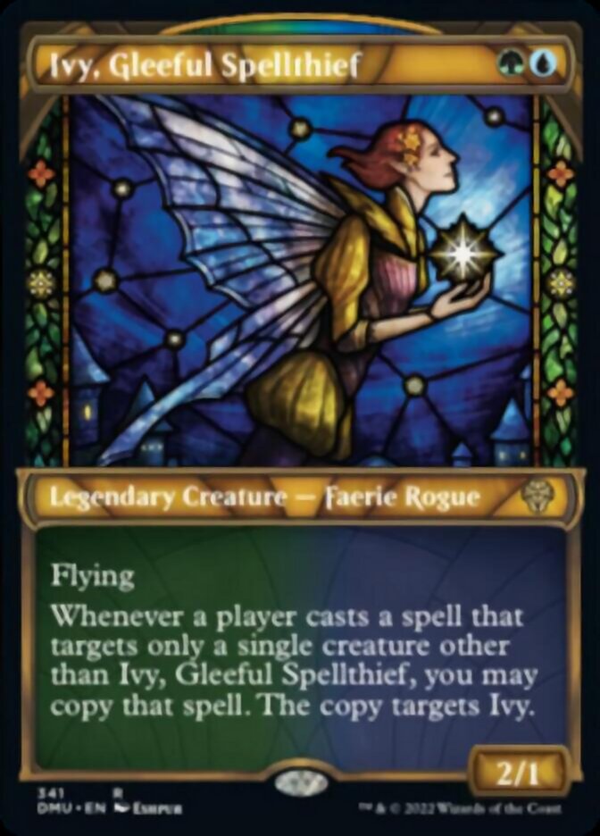 Ivy, Gleeful Spellthief (Showcase Textured) [Dominaria United] | D20 Games