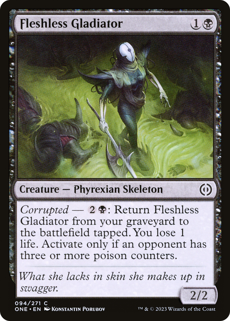 Fleshless Gladiator [Phyrexia: All Will Be One] | D20 Games