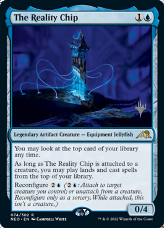 The Reality Chip (Promo Pack) [Kamigawa: Neon Dynasty Promos] | D20 Games