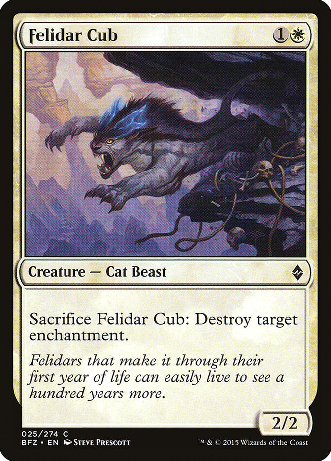 Felidar Cub [Battle for Zendikar] | D20 Games