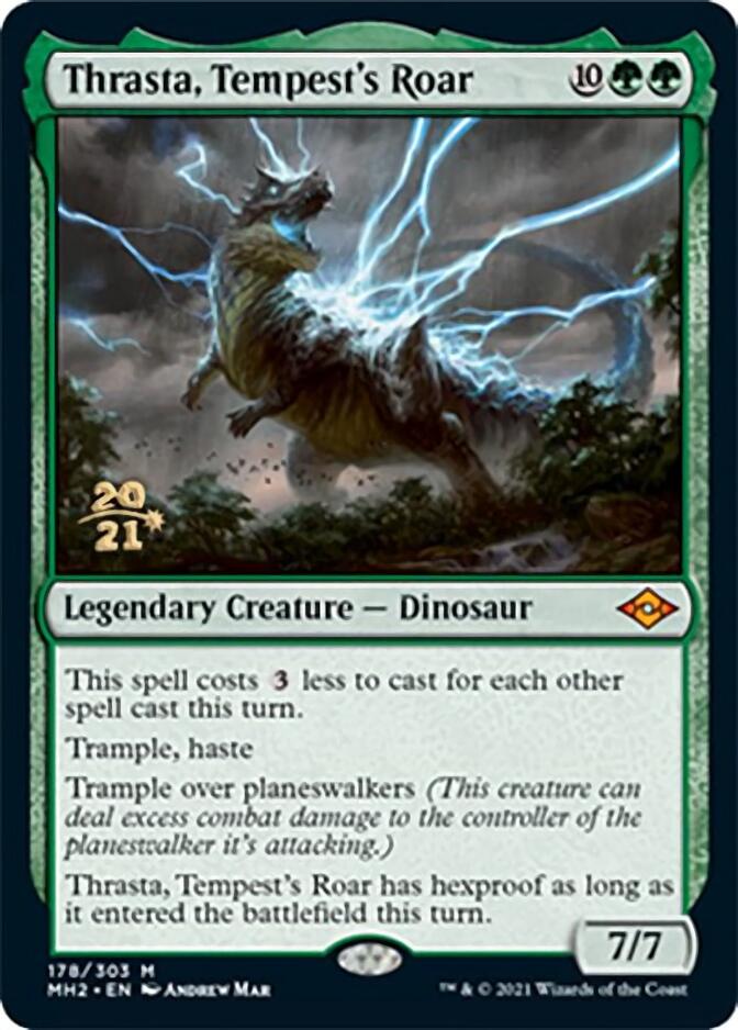 Thrasta, Tempest's Roar [Modern Horizons 2 Prerelease Promos] | D20 Games