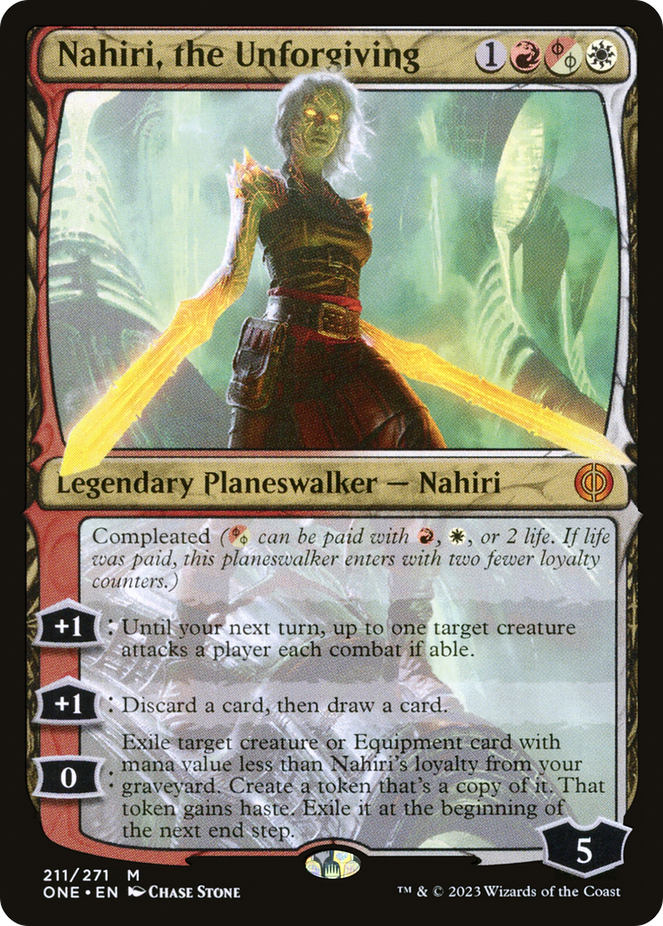 Nahiri, the Unforgiving [Phyrexia: All Will Be One] | D20 Games