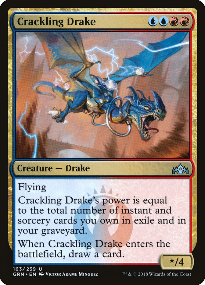 Crackling Drake [Guilds of Ravnica] | D20 Games