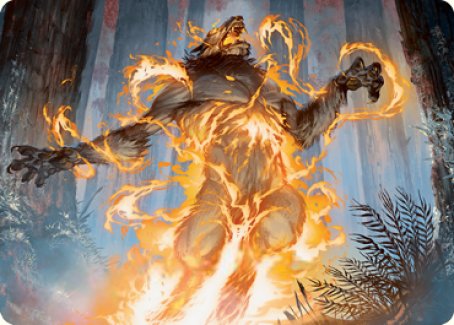 Burn the Accursed Art Card [Innistrad: Midnight Hunt Art Series] | D20 Games