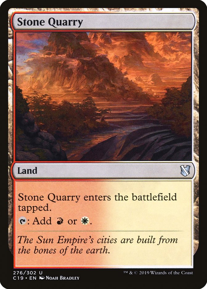 Stone Quarry [Commander 2019] | D20 Games