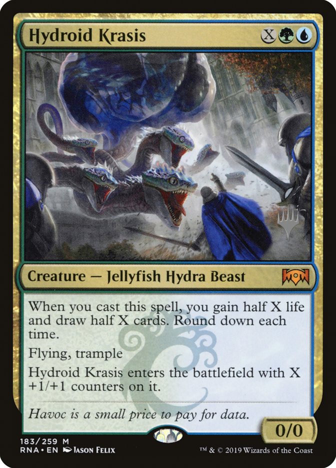 Hydroid Krasis (Promo Pack) [Ravnica Allegiance Promos] | D20 Games