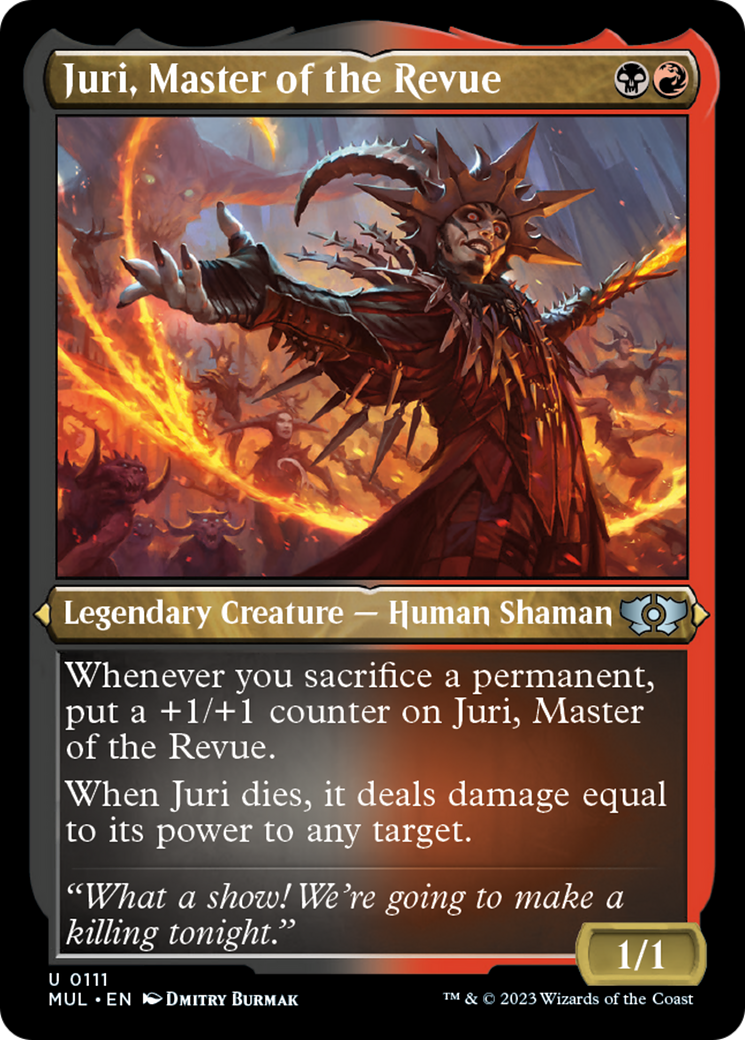 Juri, Master of the Revue (Foil Etched) [Multiverse Legends] | D20 Games