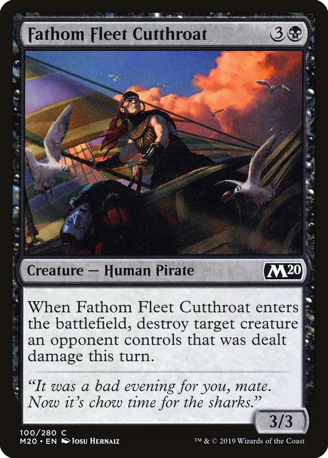 Fathom Fleet Cutthroat [Core Set 2020] | D20 Games