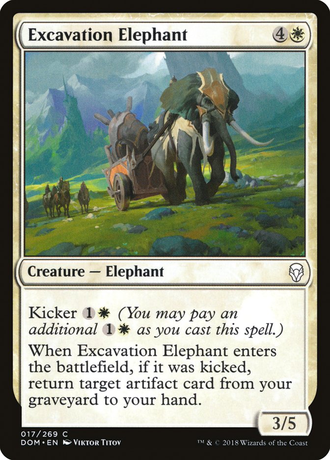 Excavation Elephant [Dominaria] | D20 Games