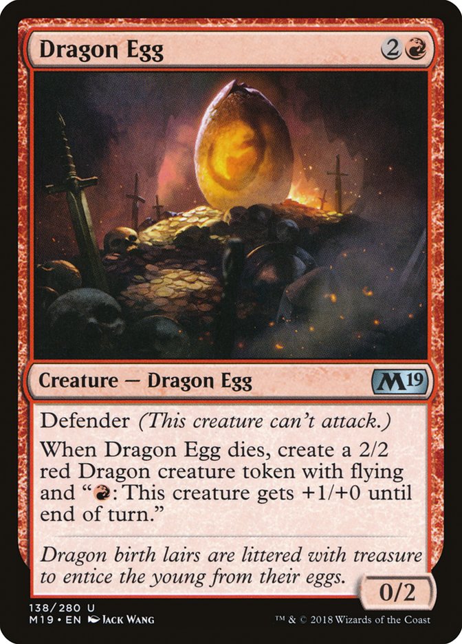 Dragon Egg [Core Set 2019] | D20 Games