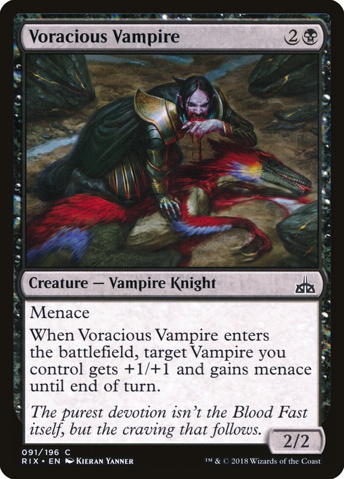 Voracious Vampire [Rivals of Ixalan] | D20 Games