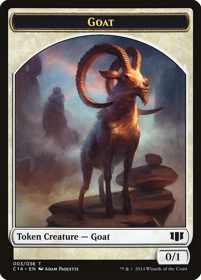 Wurm (033/036) // Goat Double-sided Token [Commander 2014 Tokens] | D20 Games