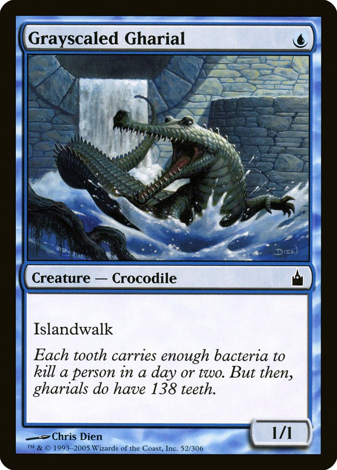 Grayscaled Gharial [Ravnica: City of Guilds] | D20 Games