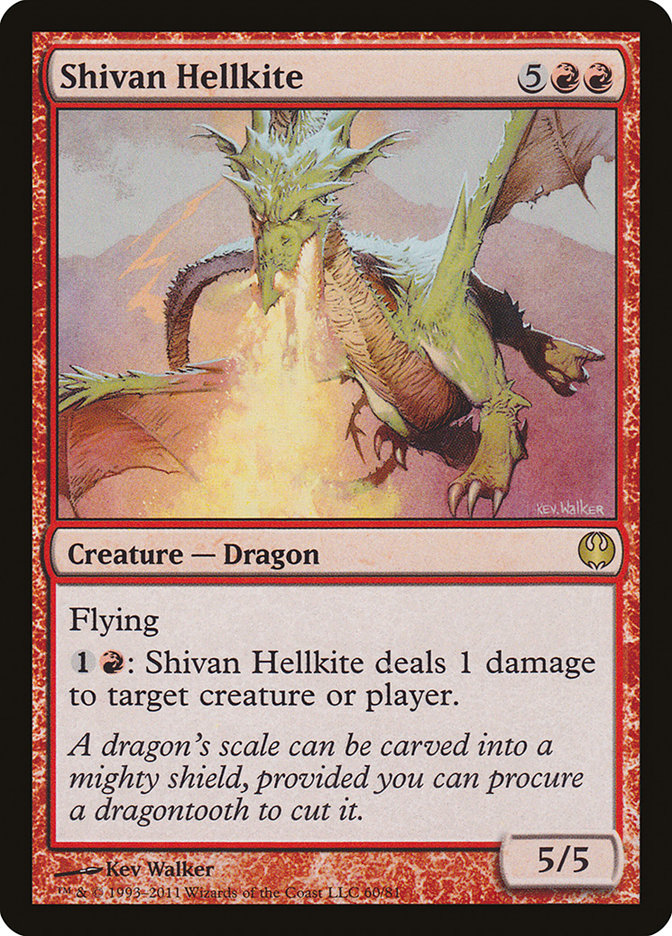 Shivan Hellkite [Duel Decks: Knights vs. Dragons] | D20 Games