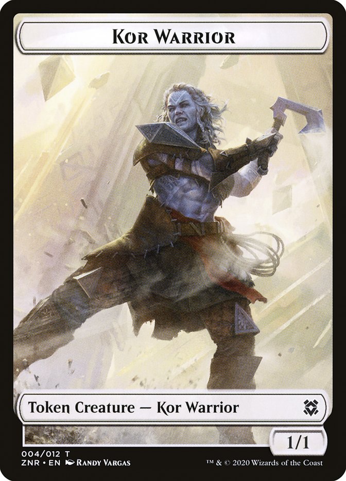 Kor Warrior [Zendikar Rising Tokens] | D20 Games