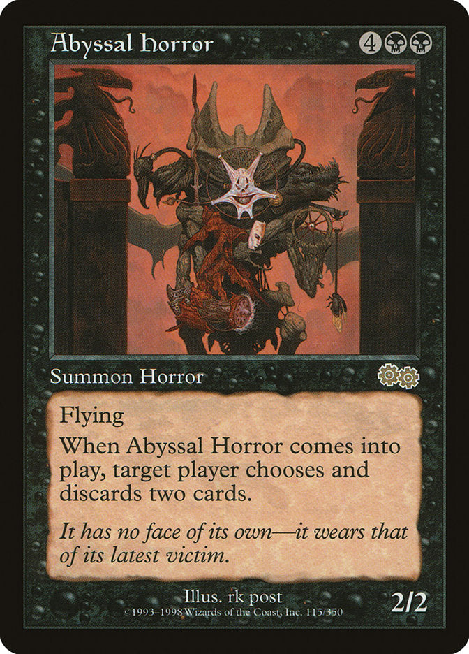 Abyssal Horror [Urza's Saga] | D20 Games