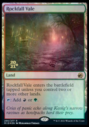 Rockfall Vale [Innistrad: Midnight Hunt Prerelease Promos] | D20 Games