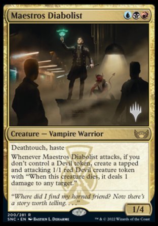 Maestros Diabolist (Promo Pack) [Streets of New Capenna Promos] | D20 Games