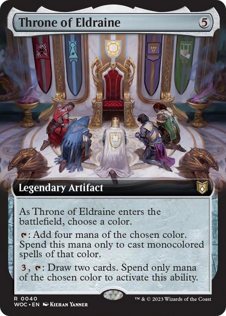 Throne of Eldraine (Extended Art) [Wilds of Eldraine Commander] | D20 Games