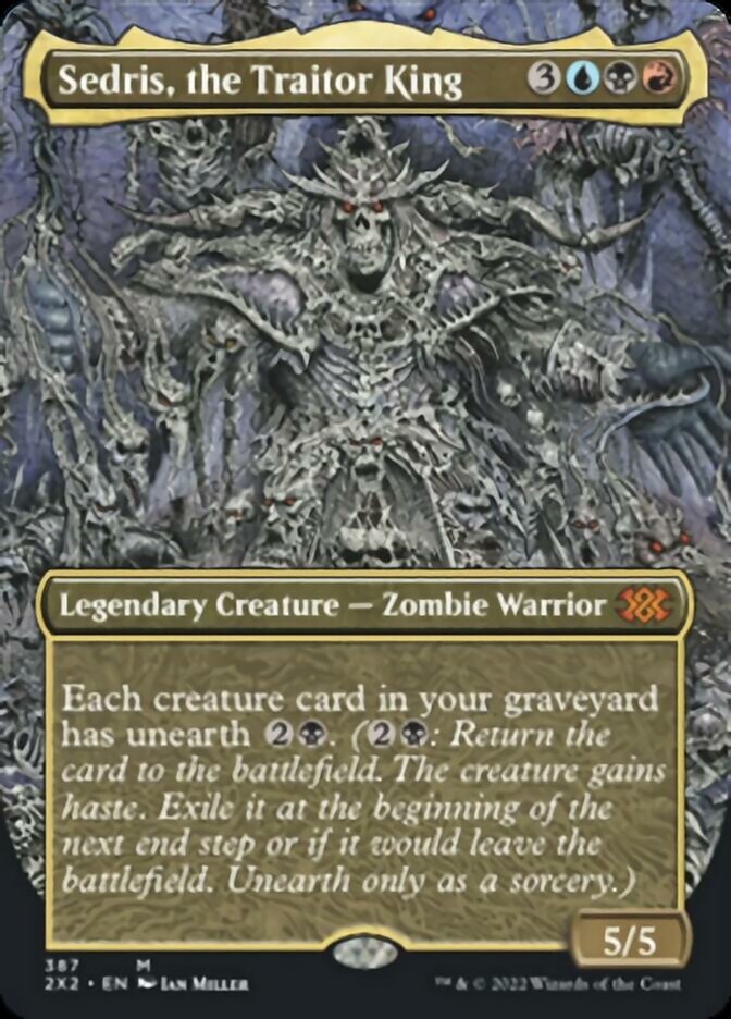 Sedris, the Traitor King (Borderless Alternate Art) [Double Masters 2022] | D20 Games