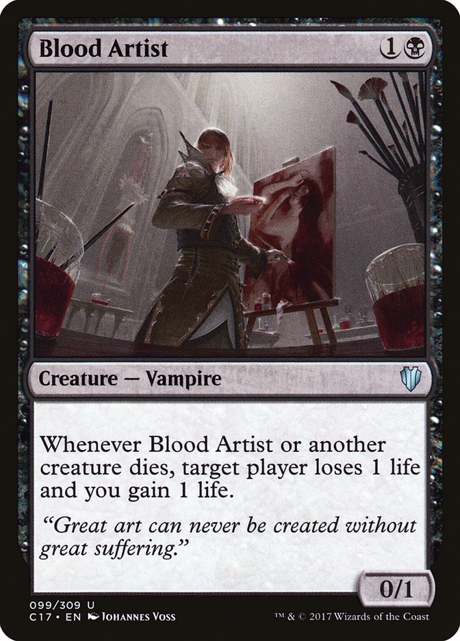 Blood Artist [Commander 2017] | D20 Games