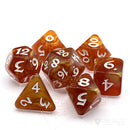7 Piece Dice Set - Elessia Bloodfire with White