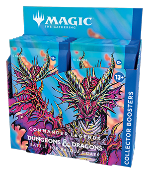 Commander Legends Battle for Baldur's Gate Collector Booster Display