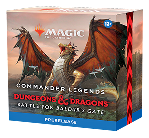 Commander Legends: Battle for Baldur's Gate Prerelease Pack Commander Legends: Battle for Baldur's Gate Prerelease Pack