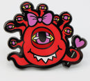 Monster Index Pin: Eye Monster Enamel Pin Foam Brain Games