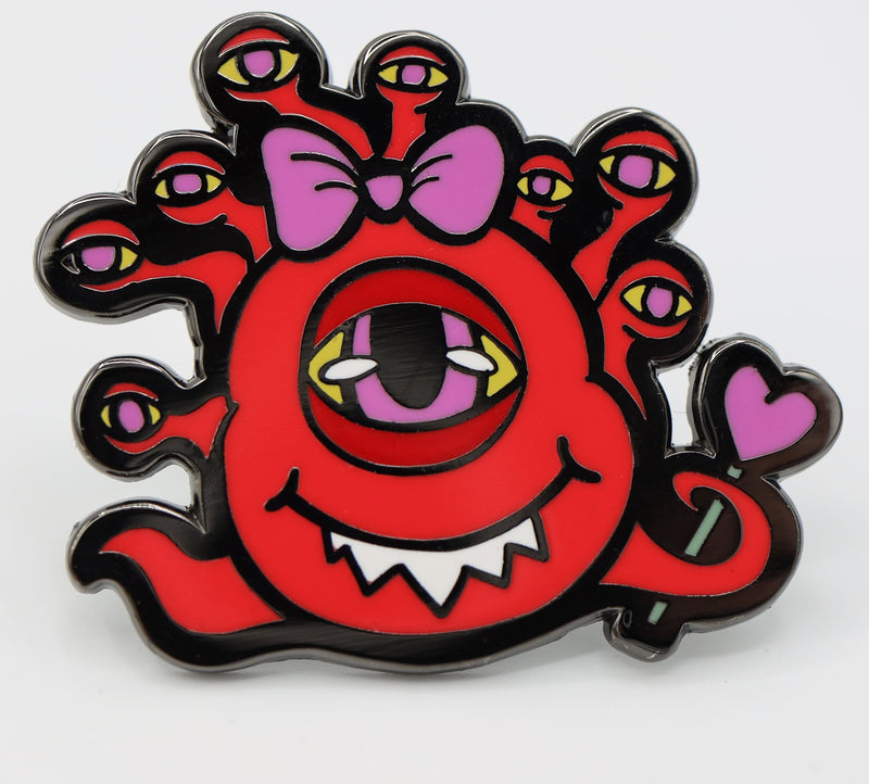 Monster Index Pin: Eye Monster Enamel Pin Foam Brain Games
