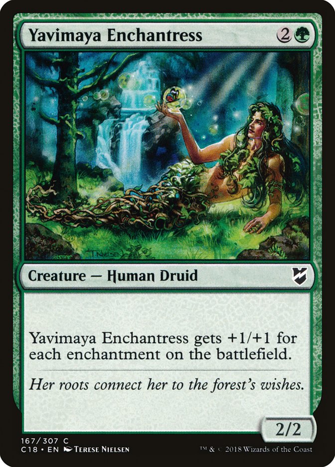 Yavimaya Enchantress [Commander 2018] | D20 Games