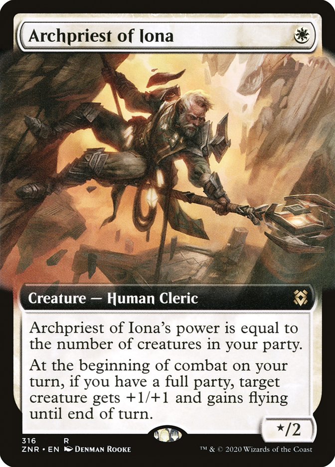 Archpriest of Iona (Extended) [Zendikar Rising] | D20 Games