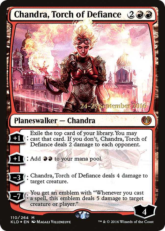 Chandra, Torch of Defiance  [Kaladesh Prerelease Promos] | D20 Games