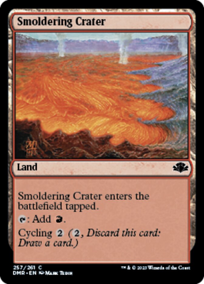 Smoldering Crater [Dominaria Remastered] | D20 Games