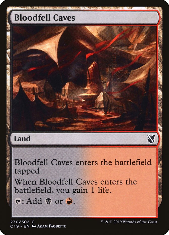 Bloodfell Caves [Commander 2019] | D20 Games