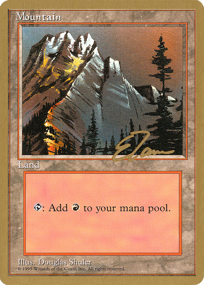 Mountain (et373) (Eric Tam) [Pro Tour Collector Set] | D20 Games