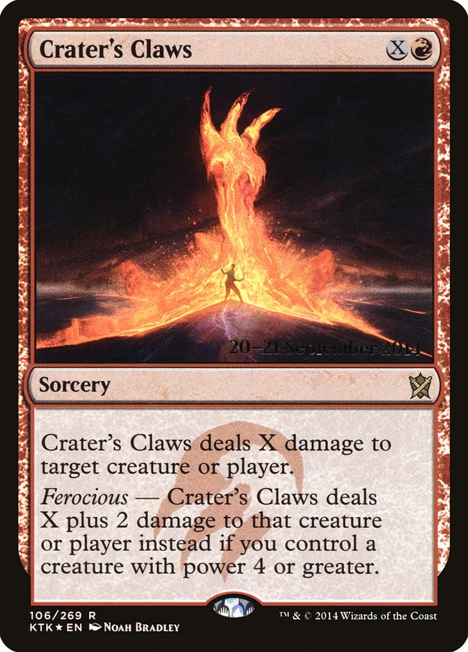 Crater's Claws  [Khans of Tarkir Prerelease Promos] | D20 Games