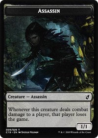 Assassin // Morph Double-sided Token [Commander 2019 Tokens] | D20 Games