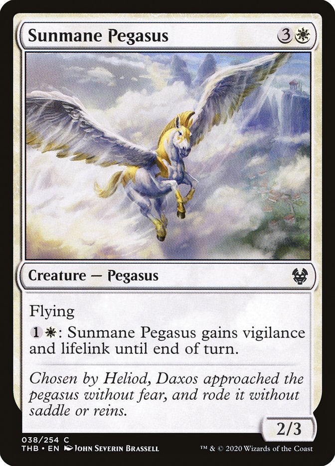 Sunmane Pegasus [Theros Beyond Death] | D20 Games