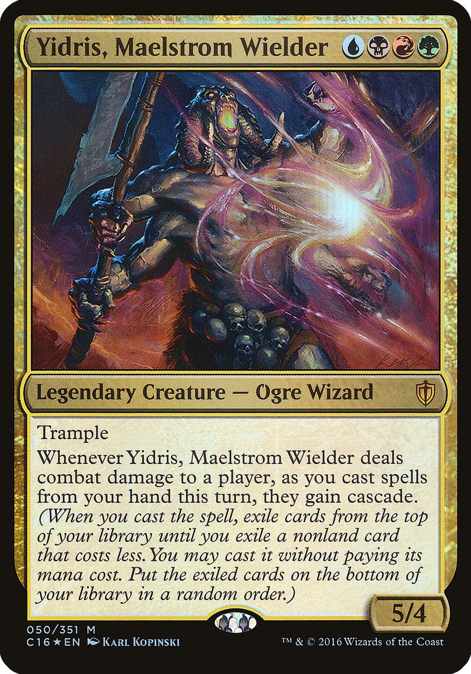 Yidris, Maelstrom Wielder (Oversized) [Commander 2016 Oversized] | D20 Games