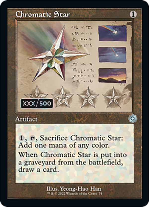 Chromatic Star (Retro Schematic) (Serial Numbered) [The Brothers' War Retro Artifacts] | D20 Games