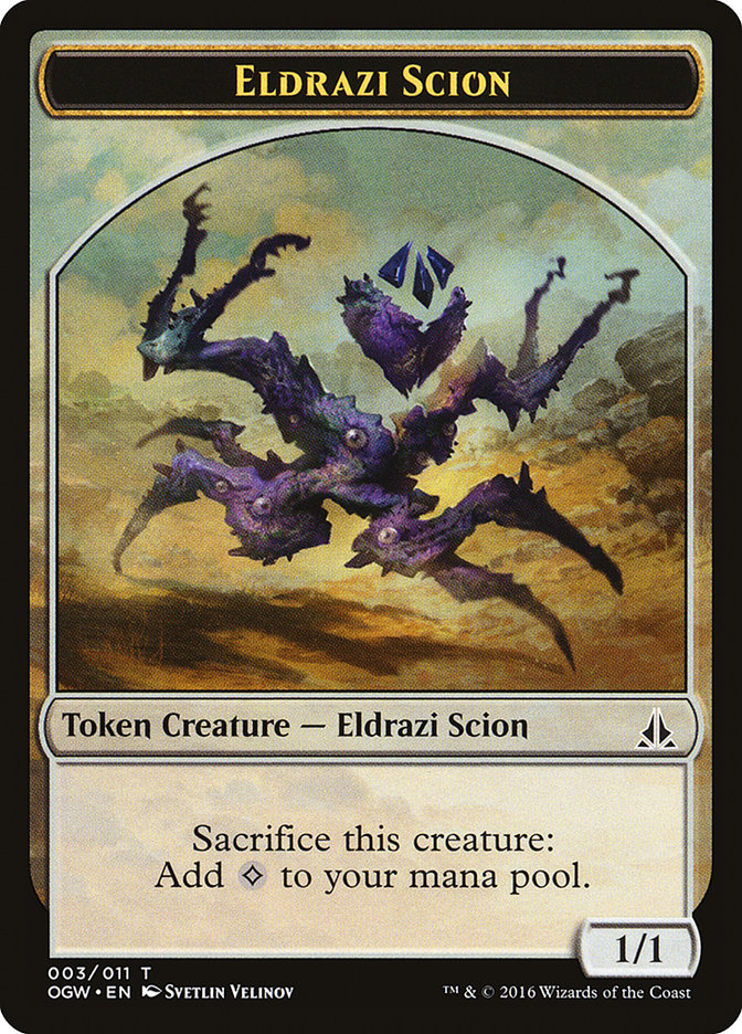 Eldrazi Scion (003/011) [Oath of the Gatewatch Tokens] | D20 Games