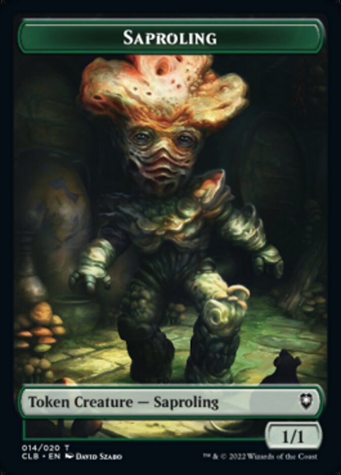 Saproling Token [Commander Legends: Battle for Baldur's Gate Tokens] | D20 Games